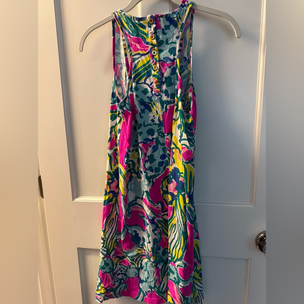 Lilly Pulitzer Tank Dress with buttons on back